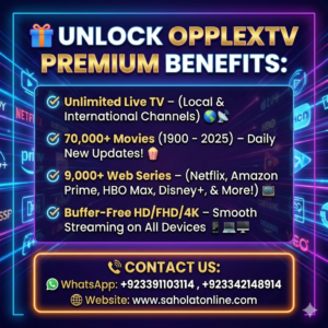 Opplex IPTV Subscription